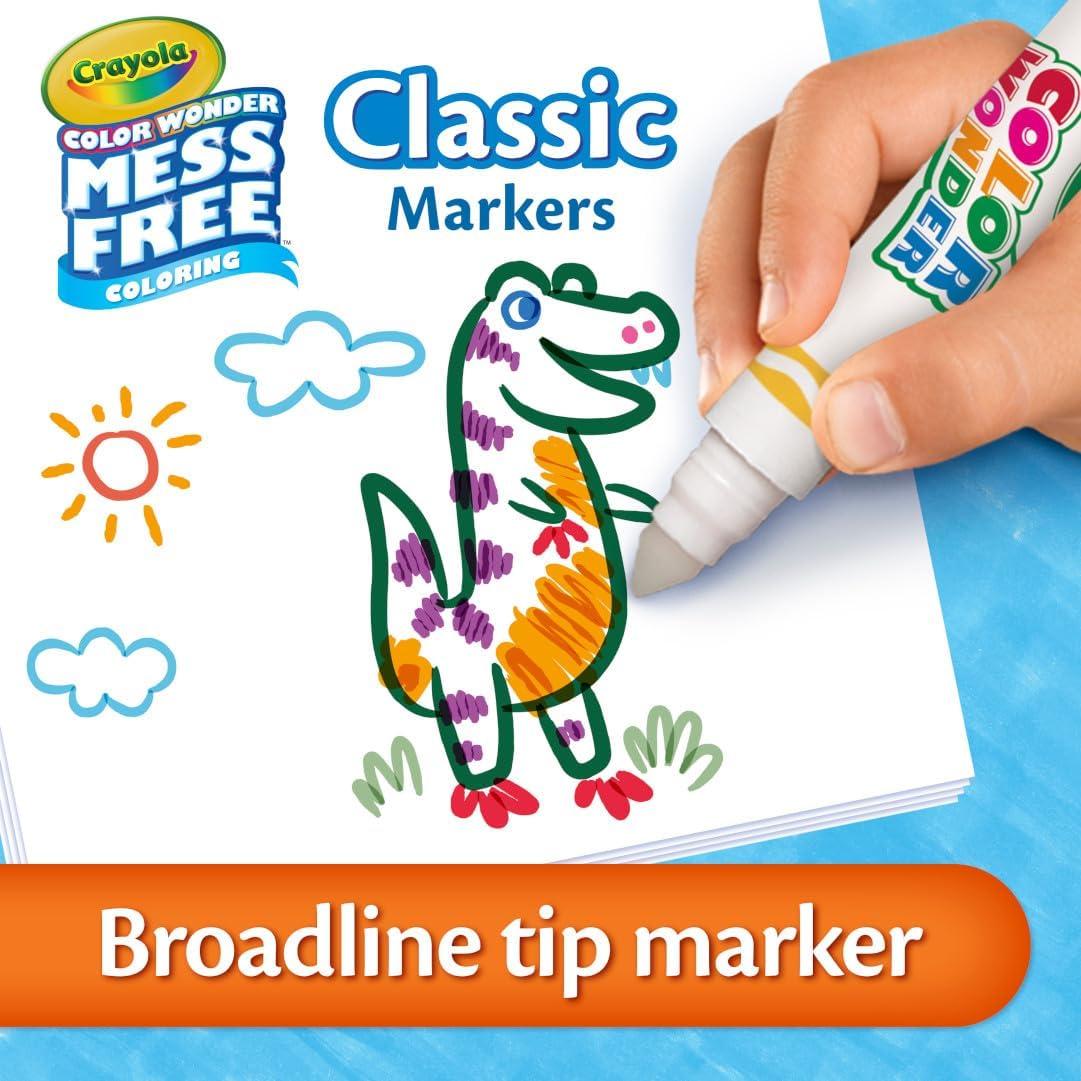 imageCrayola Color Wonder Mess Free Coloring Pages 50ct Create Your Own Coloring Pages Blank Color Wonder Refill Toddler Stocking Stuffer 3Markers