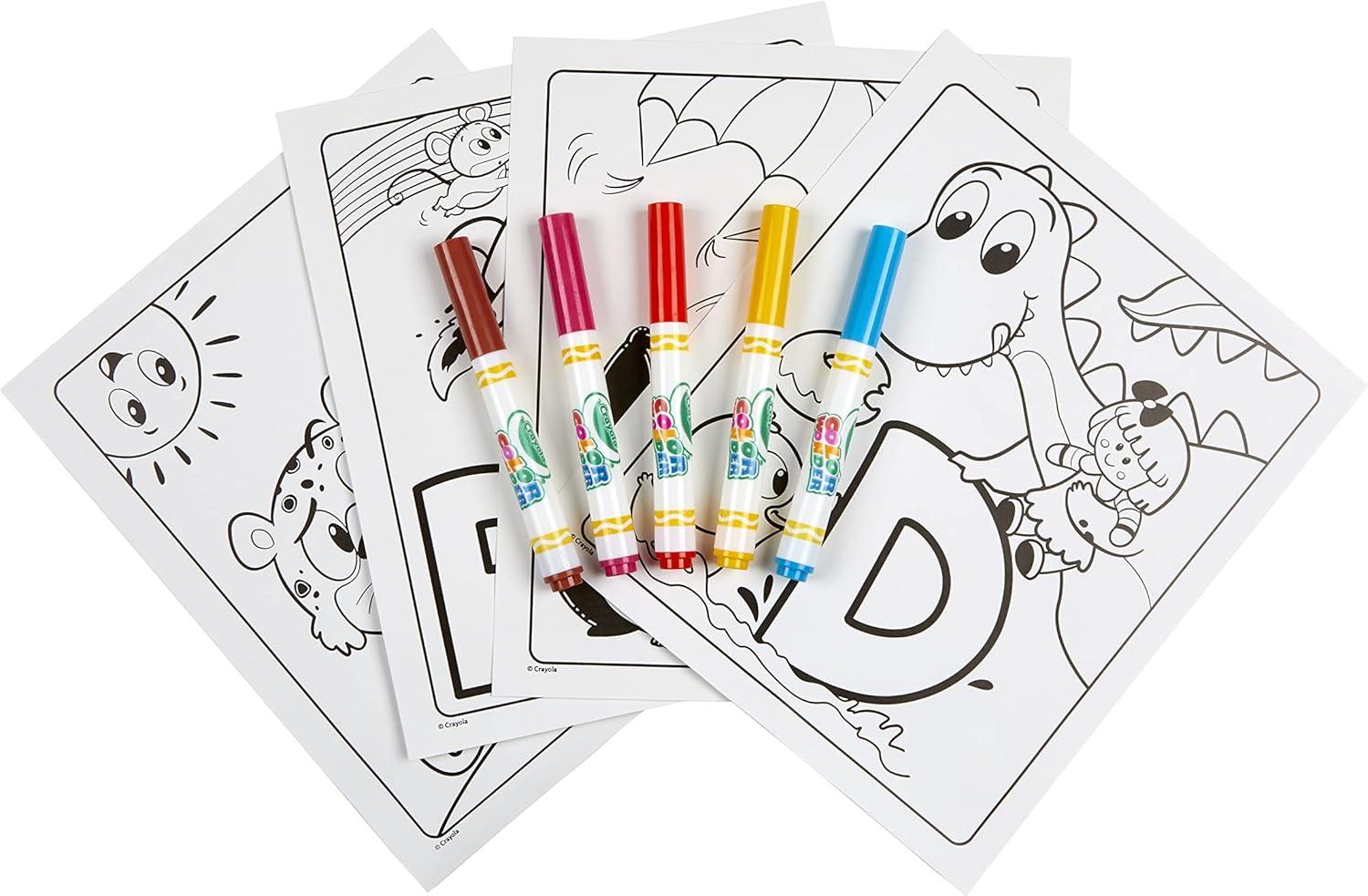 imageCrayola Color Wonder Prehistoric Pals Dinosaur Coloring Pages Mess Free Coloring for Toddlers Dinosaur Toys ampamp Gifts Stocking StuffersAlpha Pets
