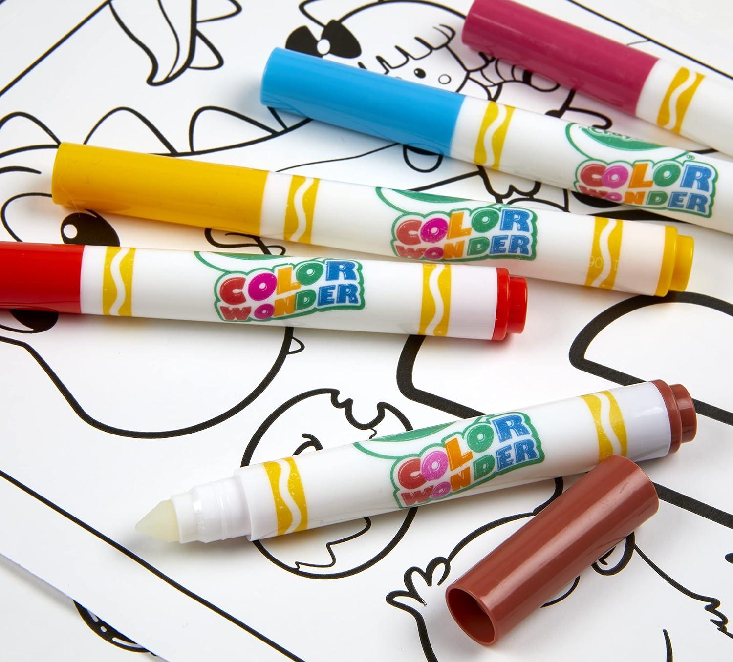 imageCrayola Color Wonder Prehistoric Pals Dinosaur Coloring Pages Mess Free Coloring for Toddlers Dinosaur Toys ampamp Gifts Stocking StuffersAlpha Pets