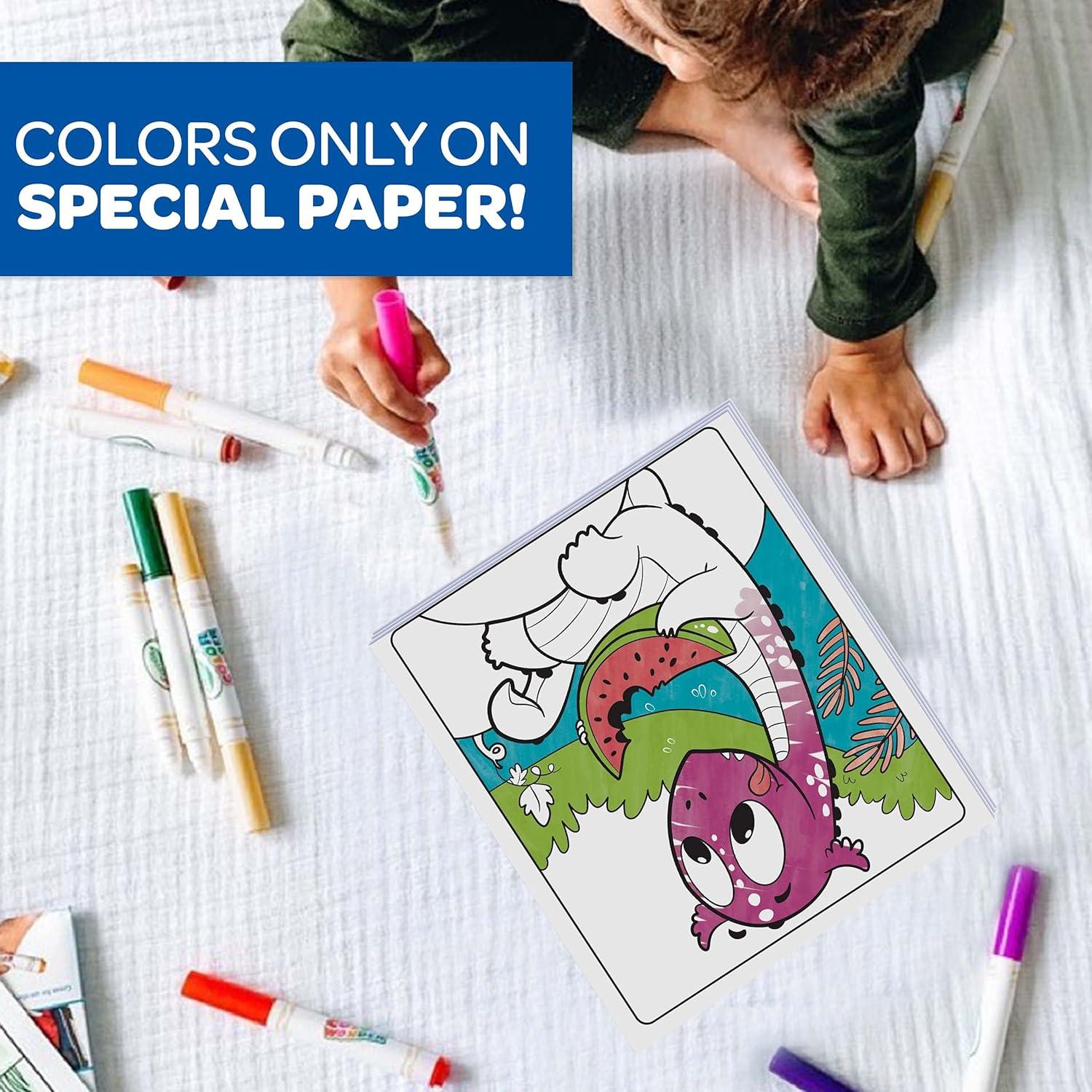 imageCrayola Color Wonder Prehistoric Pals Dinosaur Coloring Pages Mess Free Coloring for Toddlers Dinosaur Toys ampamp Gifts Stocking StuffersPrehistoric Pals
