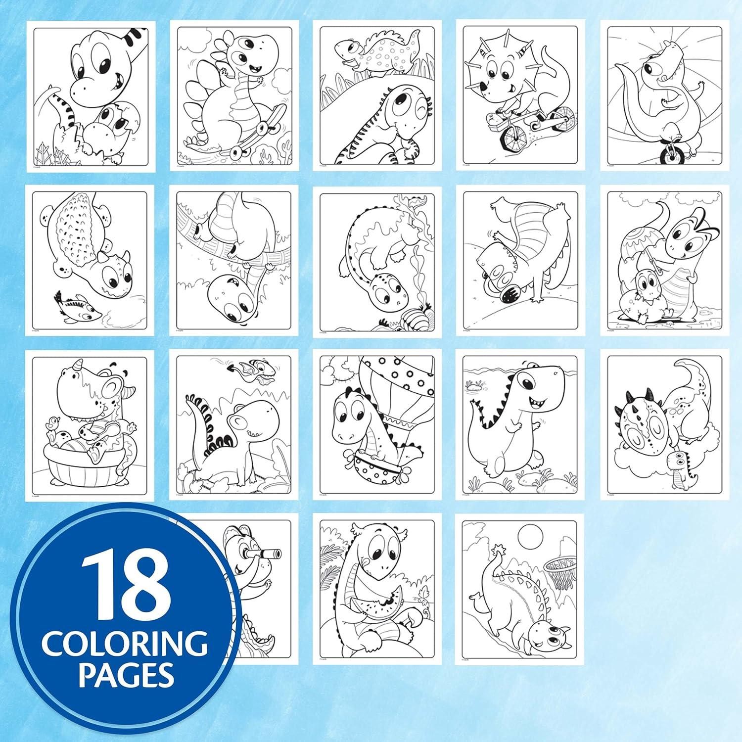 imageCrayola Color Wonder Prehistoric Pals Dinosaur Coloring Pages Mess Free Coloring for Toddlers Dinosaur Toys ampamp Gifts Stocking StuffersPrehistoric Pals