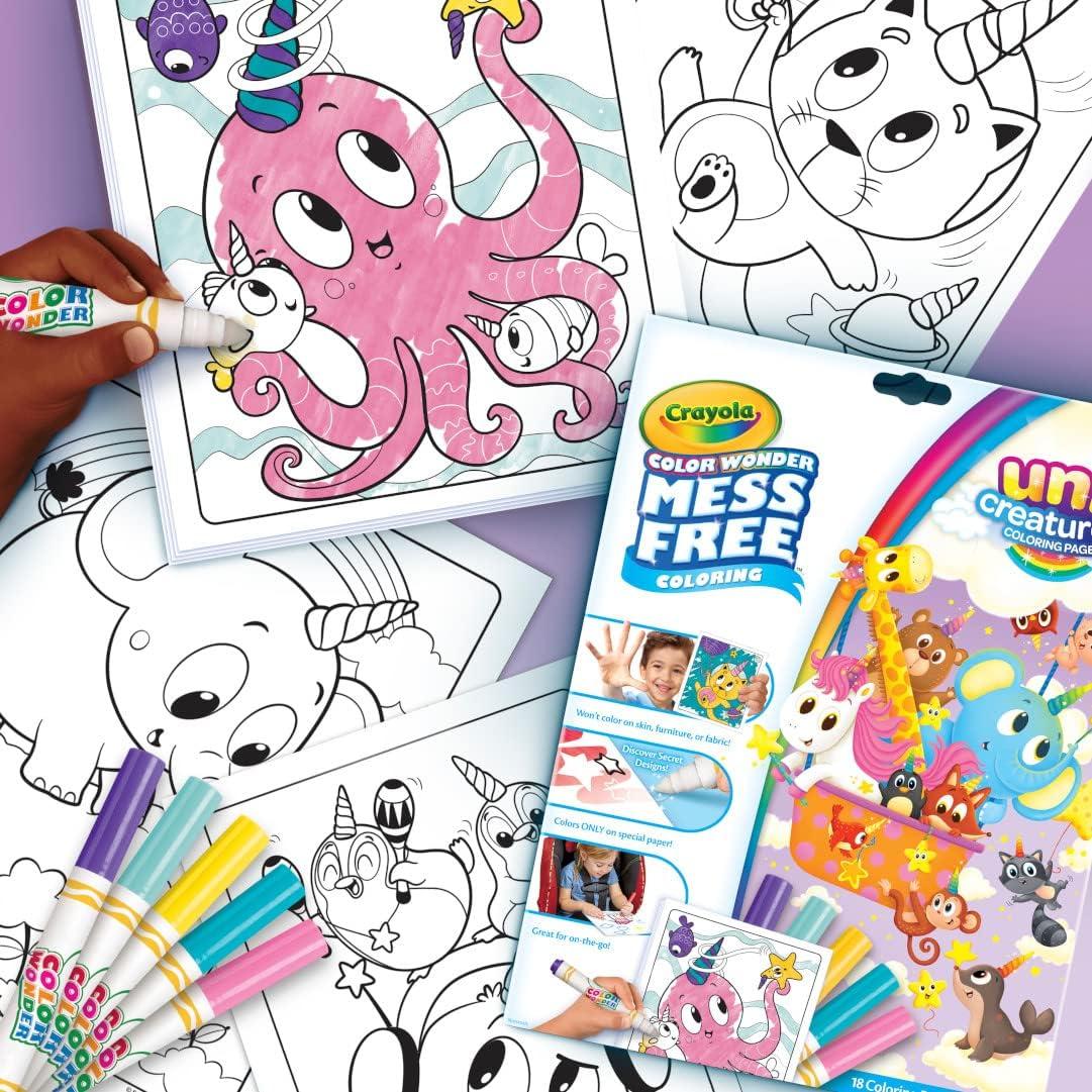 imageCrayola Color Wonder Prehistoric Pals Dinosaur Coloring Pages Mess Free Coloring for Toddlers Dinosaur Toys ampamp Gifts Stocking StuffersUnicreatures