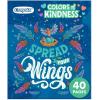 imageCrayola Colors of Kindness Adult Coloring Book 40pgs Adult Coloring Pages Stress Relief Activity Gift for Teens ampamp Adults 9Colors of Kindness