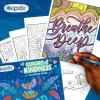 imageCrayola Colors of Kindness Adult Coloring Book 40pgs Adult Coloring Pages Stress Relief Activity Gift for Teens ampamp Adults 9Colors of Kindness