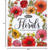 imageCrayola Colors of Kindness Adult Coloring Book 40pgs Adult Coloring Pages Stress Relief Activity Gift for Teens ampamp Adults 9Florals