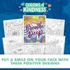 imageCrayola Floral Adult Coloring Book 40pgs Flower Adult Coloring Pages Stress Relief Activity Stocking Stuffer Gift for Teens ampamp Adults 9Colors of Kindness