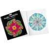 imageCrayola Floral Adult Coloring Book 40pgs Flower Adult Coloring Pages Stress Relief Activity Stocking Stuffer Gift for Teens ampamp Adults 9Mandala