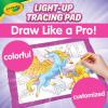 imageCrayola Light Up Tracing Pad  Pink Art Kit for Kids Kids Toys ampamp Games Light Box Holiday Gifts for Girls ampamp Boys 6 Amazon ExclusivePink