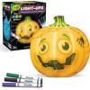 imageCrayola LightUps  Snowman Light Up Snowman Toy Reusable Holiday Craft Light Up Snowman Decoration for Indoors Stocking Stuffer GiftPumpkin