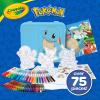 imageCrayola Pokmon Imagination Art Set 115pcs Kids Art Kit Coloring Supplies Pokemon Toys Pokemon Gift for Boys ampamp Girls Holiday GiftSquirtle