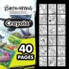 imageCrayola Tropical Garden Adult Coloring Book 40pgs Adult Coloring Pages Stress Relief Activity Gift for Teens ampamp Adults 9BirdWatching