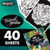 imageCrayola Tropical Garden Adult Coloring Book 40pgs Adult Coloring Pages Stress Relief Activity Gift for Teens ampamp Adults 9Tropical Garden