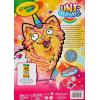 imageCrayola UniCreatures ampamp Cosmic Cats Coloring Book Set  2 Pack 96pgs Animal Sticker Sheet Metallic Crayons ampamp Glitter CrayonsUniCreatures