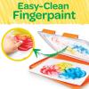 imageCrayola Washable Finger Paint Station Less Mess Finger Paints for Toddlers Sensory Toy Toddler Activity Holiday Gift for ToddlersFingerpaint