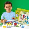 imageCrayola Washable Finger Paint Station Less Mess Finger Paints for Toddlers Sensory Toy Toddler Activity Holiday Gift for ToddlersSpill Proof Paint