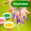 imageCrayola Washable Finger Paint Station Less Mess Finger Paints for Toddlers Sensory Toy Toddler Activity Holiday Gift for ToddlersSpill Proof Paint
