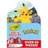 imageCrayola Pokmon Imagination Art Set 115pcs Kids Art Kit Coloring Supplies Pokemon Toys Pokemon Gift for Boys ampamp Girls Holiday GiftPikachu