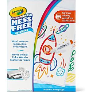 imageCrayola Color Wonder Mess Free Coloring Pages 50ct Create Your Own Coloring Pages Blank Color Wonder Refill Toddler Stocking Stuffer 3Refill Pages
