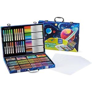 imageCrayola Inspiration Art Case Coloring Set  Space 140ct Art Kit For Kids Toys for Girls ampamp Boys Art Set Holiday Gift for Kids Amazon ExclusiveSpace