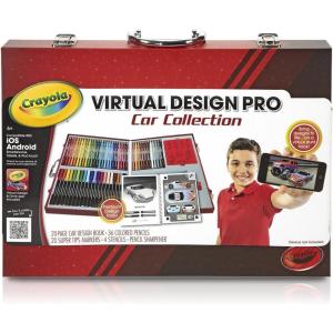 imageCrayola Inspiration Art Case Coloring Set  TieDye 140ct Art Set For Kids Kids Art Supplies Holiday Gift for Girls ampamp Boys Ages 5 6 7 Amazon Exclusive3D Cars
