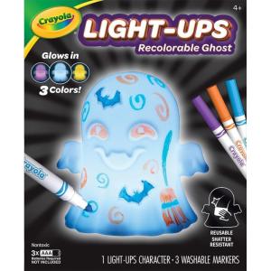 imageCrayola LightUps  Snowman Light Up Snowman Toy Reusable Holiday Craft Light Up Snowman Decoration for Indoors Stocking Stuffer GiftGhost