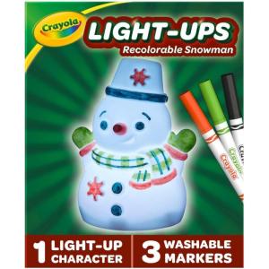 imageCrayola LightUps  Snowman Light Up Snowman Toy Reusable Holiday Craft Light Up Snowman Decoration for Indoors Stocking Stuffer GiftSnowman