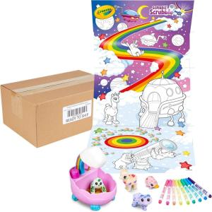 imageCrayola Scribble Scrubbie Peculiar Pets Rainbow Tub Set Grooming Pet Toy for Girls ampamp Boys Toy Animal Gifts for Kids Ages 3Rainbow tub