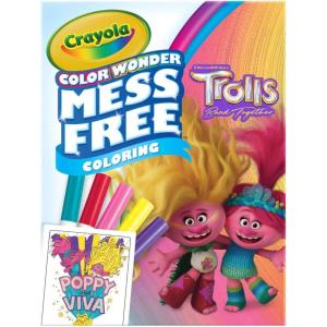 imageCrayola Trolls 3 Color Wonder Activity Set Trolls Mess Free Coloring Pages for Toddlers Trolls Toys ampamp Gifts Toddler Stocking StuffersTrolls 3