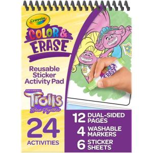 imageCrayola Trolls 3 Color Wonder Activity Set Trolls Mess Free Coloring Pages for Toddlers Trolls Toys ampamp Gifts Toddler Stocking StuffersTrolls Band Together