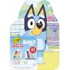 imageCrayola Bluey Art Kit for Kids 45pcs Bluey Coloring Book Pages Bluey Stickers for Kids Bluey Toys for Girls ampamp Boys Holiday Gift 4