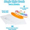 imageCrayola Color Wonder Magic Light Brush Mess Free Painting Station for Kids Holiday Gift for Kids Toddler Toys ampamp Activities Ages 3 4 5Magic Light Brush