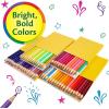 imageCrayola Colored Pencils Set 120ct Coloring Book Pencils Kids Art Supplies Bulk Colored Pencils Presharpened Holiday Gifts Ages 3