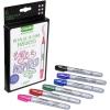 imageCrayola Metallic Outline Paint Markers 6ct Adult Coloring Markers Markers for Calligraphy ampamp Hand Lettering Art Supplies