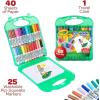 imageCrayola Pip Squeaks Marker Set 65ct Mini Washable Markers for Kids Markers for Coloring Books Kids Travel Activity Holiday Gift 4Pip Squeak Markers