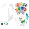 imageCrayola Pip Squeaks Marker Set 65ct Mini Washable Markers for Kids Markers for Coloring Books Kids Travel Activity Holiday Gift 4Pip Squeak Markers