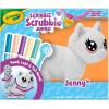 imageCrayola Scribble Scrubbie Jumbo Pet  Wilbur 6in Customizable Dog Toy for Kids Arts ampamp Crafts Stocking Stuffer 3Cat