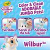 imageCrayola Scribble Scrubbie Jumbo Pet  Wilbur 6in Customizable Dog Toy for Kids Arts ampamp Crafts Stocking Stuffer 3French Bulldog