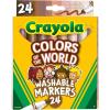 imageCrayola Colors of The World Markers 24 Count Skin Tone Markers for Kids Coloring Book Supplies Gifts ampamp Stocking Stuffers for Kids