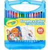 imageCrayola Pip Squeaks Marker Set 65ct Mini Washable Markers for Kids Markers for Coloring Books Kids Travel Activity Holiday Gift 4Super Tips Markers