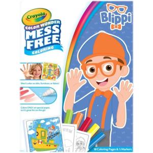 imageCrayola Blippi Color Wonder Coloring Set 18 Blippi Mess Free Coloring Pages for Toddlers Travel Activity Toys ampamp Gifts Stocking StuffersBlippi