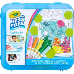 imageCrayola Color Wonder Magic Light Brush Mess Free Painting Station for Kids Holiday Gift for Kids Toddler Toys ampamp Activities Ages 3 4 5Activity Set