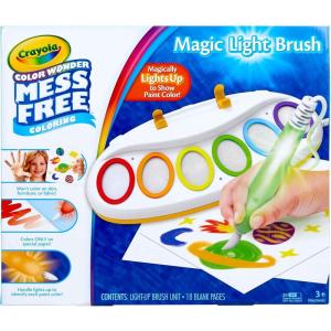 imageCrayola Color Wonder Magic Light Brush Mess Free Painting Station for Kids Holiday Gift for Kids Toddler Toys ampamp Activities Ages 3 4 5Magic Light Brush