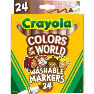 imageCrayola Colors of The World Markers 24 Count Skin Tone Markers for Kids Coloring Book Supplies Gifts ampamp Stocking Stuffers for Kids