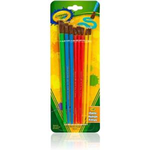 image:imageCrayola Kids Paint Brush Set 8ct Painting Supplies for Kids Assorted Sizes Arts ampamp Crafts Supplies Stocking Stuffers