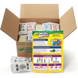 imageCrayola Model Magic 30pk Bulk Modeling Clay Alternative Air Dry Kids Arts ampamp Crafts Classroom Supplies for Teachers 15 Colors 1ozClay Alternative