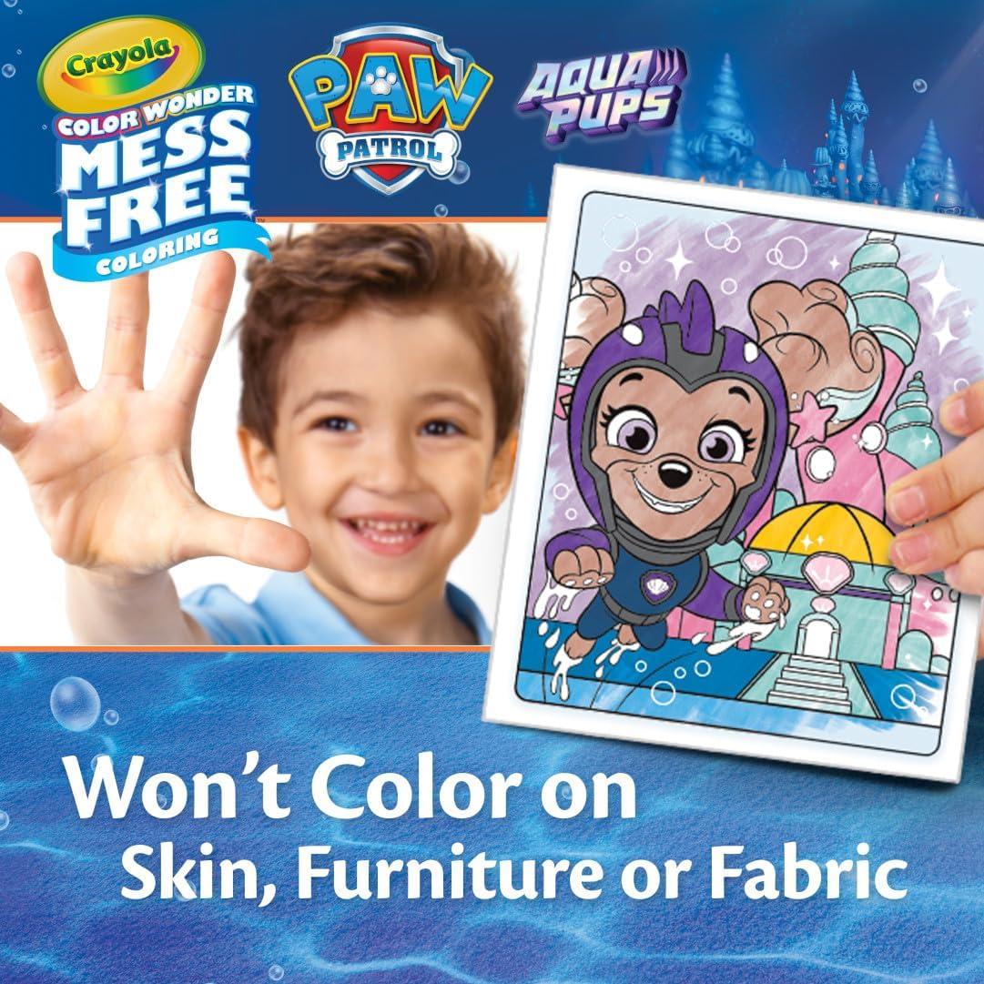 image:imageCrayola PAW Patrol Color Wonder Mess Free Coloring Set Metallic Markers amp Paper PAW Patrol Toys Toddler Coloring Kit Travel Activity Gift for Kids 3Multi