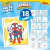 image:imageCrayola Color Wonder Spidey and His Amazing Friends Coloring Kit Neon Art Supplies Mess Free Coloring Set for Toddlers Spiderman Gift for Kids Ages 3Spidey  Friends
