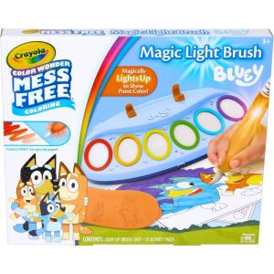 image:imageCrayola Bluey Color Wonder Magic Light Brush Mess Free Painting Station for Kids Essential Easter Basket Stuffers amp Gifts Toddler Bluey Toys amp Activities Ages 3Bluey Magic Light Brush