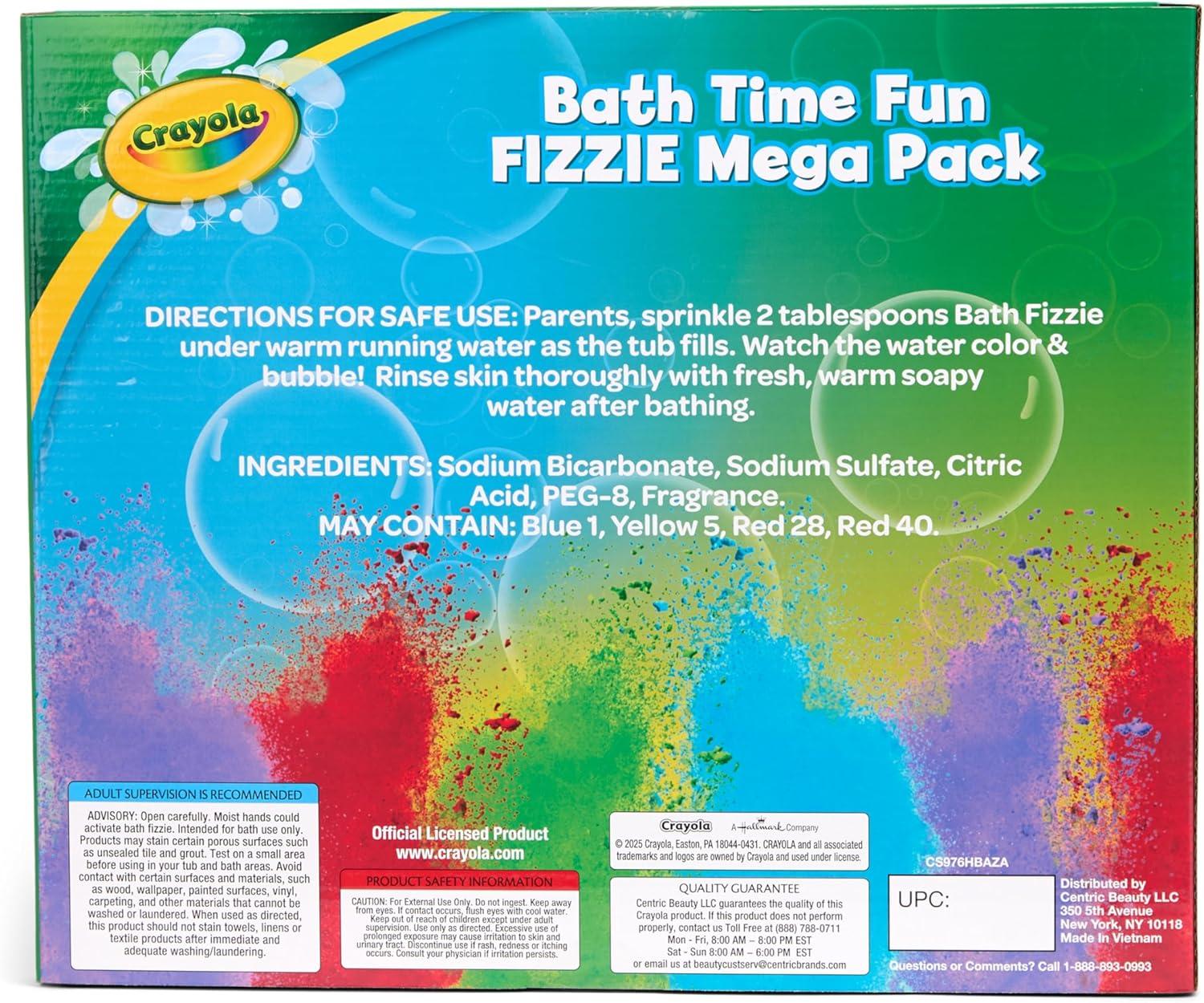 image:imageCrayola Bath Fizzies 16 Deluxe Pack Refreshing Scented Colorful Bath Fizzers for Boys Girls amp Tweens 16 Total Fizzies in 4 Assorted Scents amp Colors