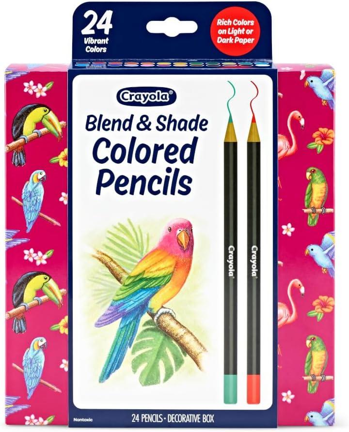image:imageCrayola Gel Ink Pen Marker Set 14 Matte amp Glitter Pens Gel Pens for Coloring Fine Point Gift for Kids amp Teens Ages 4Blend  Shade